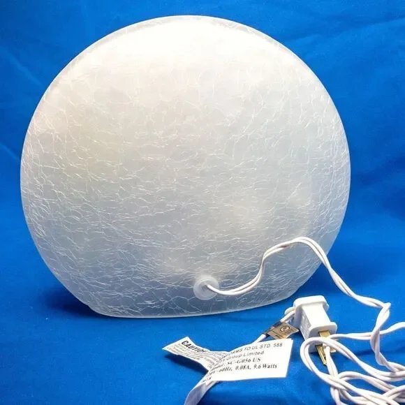 Spring Florals Glass Lighted Vase Signed Home Decor Illumination - Picture 4 of 14